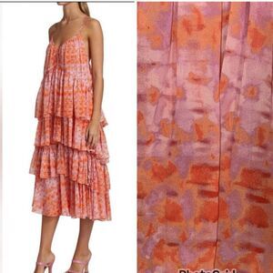 New Cinq A Sept Rachel Tiered Ruffle Midi
Dress Size 10